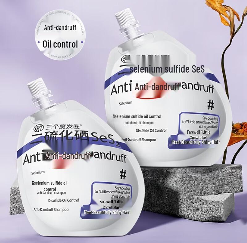 Three Hair Wizards Selenium Disulfide Anti-Dandruff Shampoo