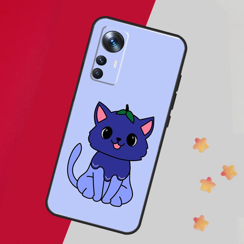 

Милый чехол Kawaii Blueberry Cat для Xiaomi 13T Pro 12T 11T 12 14 13 Lite 12X POCO F5 X3 X5 Pro X4 F4 M5 M5s F3 POCO F5