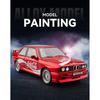 1/24 BMW M3 Coca Cola Supercoche Modelo Fundición Aleación Coche Coleccionables Hobby Miniauto Vehículo Alta Simulación Adorno Cumpleaños Niño