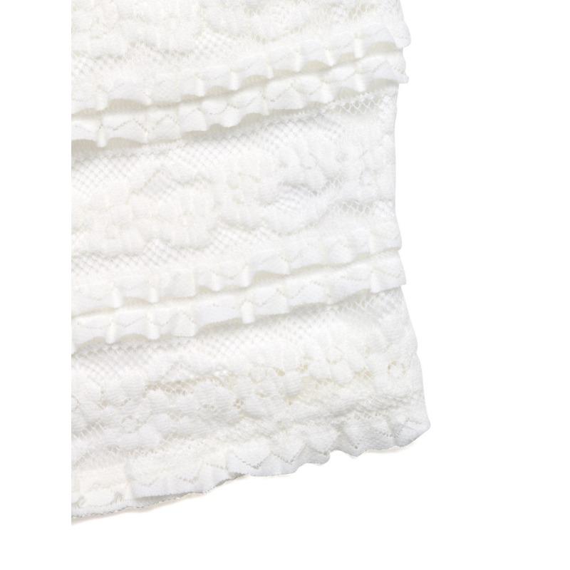 Verano para Mujer Nuevo Dulce y Picante Viento Encaje Bustier Chaleco Lazo Corto Tops Bustier