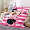17 Styles Minnie Mickey Mouse Cartoon Print Blanket for Soft Flannel Throw Fluffy Sofa Bed Home Travel Camping Picnic