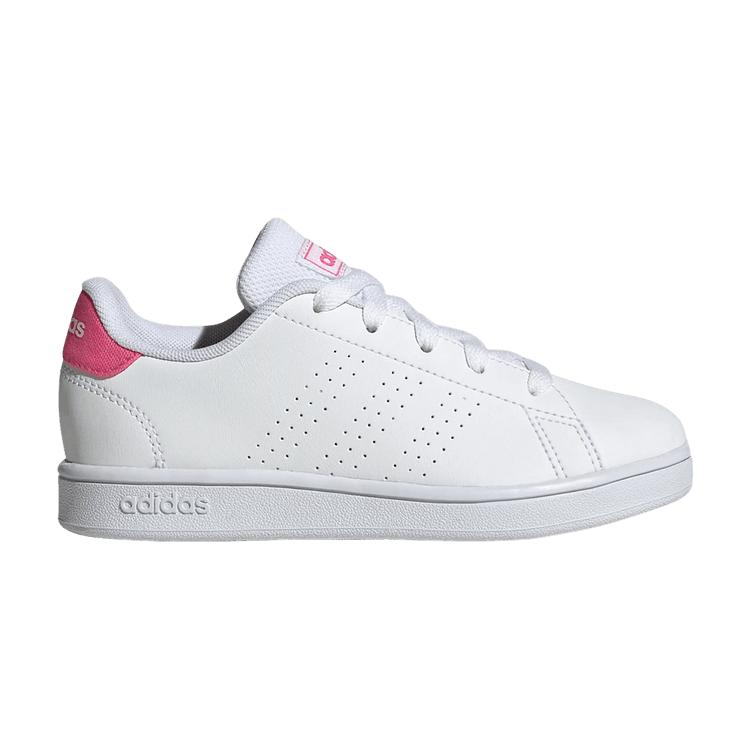 

adidas Advantage Court K White Pulse Magenta Kids Sneakers Cloud-White Wonder-Quartz IG2512