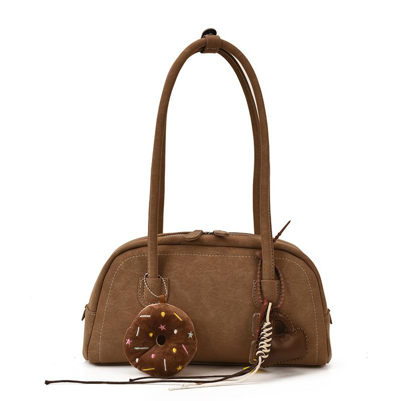 

Textured retro large-capacity armpit bag fashionable versatile pillow bag niche commuter high-end shoulder women s bag no pendant