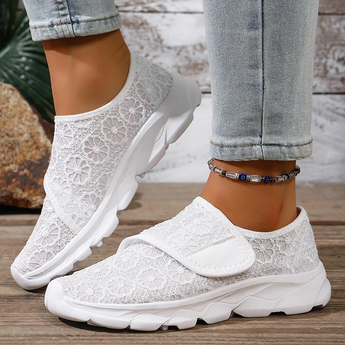 Sommer Freizeitschuhe Orthopädisch Breite Füße Geschwollene Schuhe Hallux Valgus Verstellbar Weich Bequem Diabetikerschuh Gehen Schuhe 36 weiß