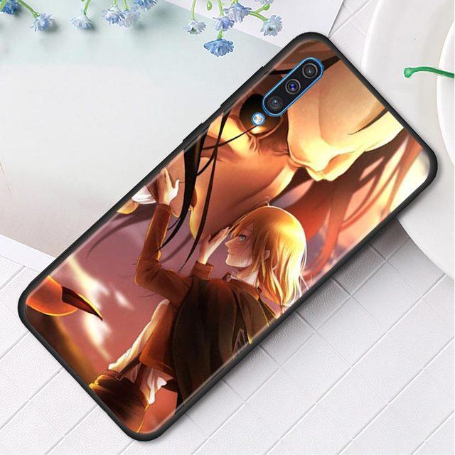 Kryt na telefon pro Samsung Galaxy A50 A70 A10 A20e A30 A40 A20s A10s A10e A80 A90 A60 A30s Silikonový kryt pouzdro Attack On Titan Anime