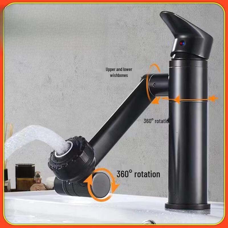 Lucky Cat Universal Rotating Basin Faucet