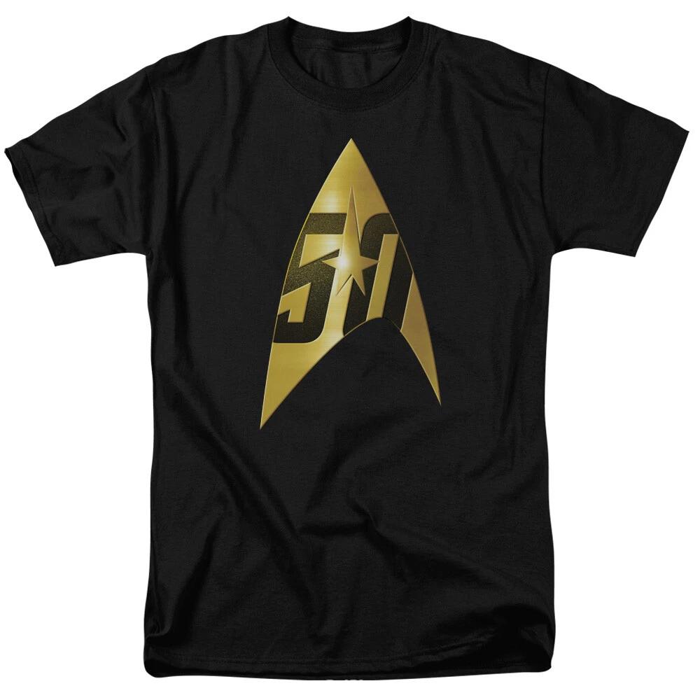 Star Trek 50th Anniversary Delta Badge Men’s T-Shirt S-5XL Officially Licensed 2XL