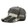 LDSLYJR Winter Polyester Print Casquette Warm Baseball Cap Adjustable Outdoor Snapback Hats for Men and Women 113