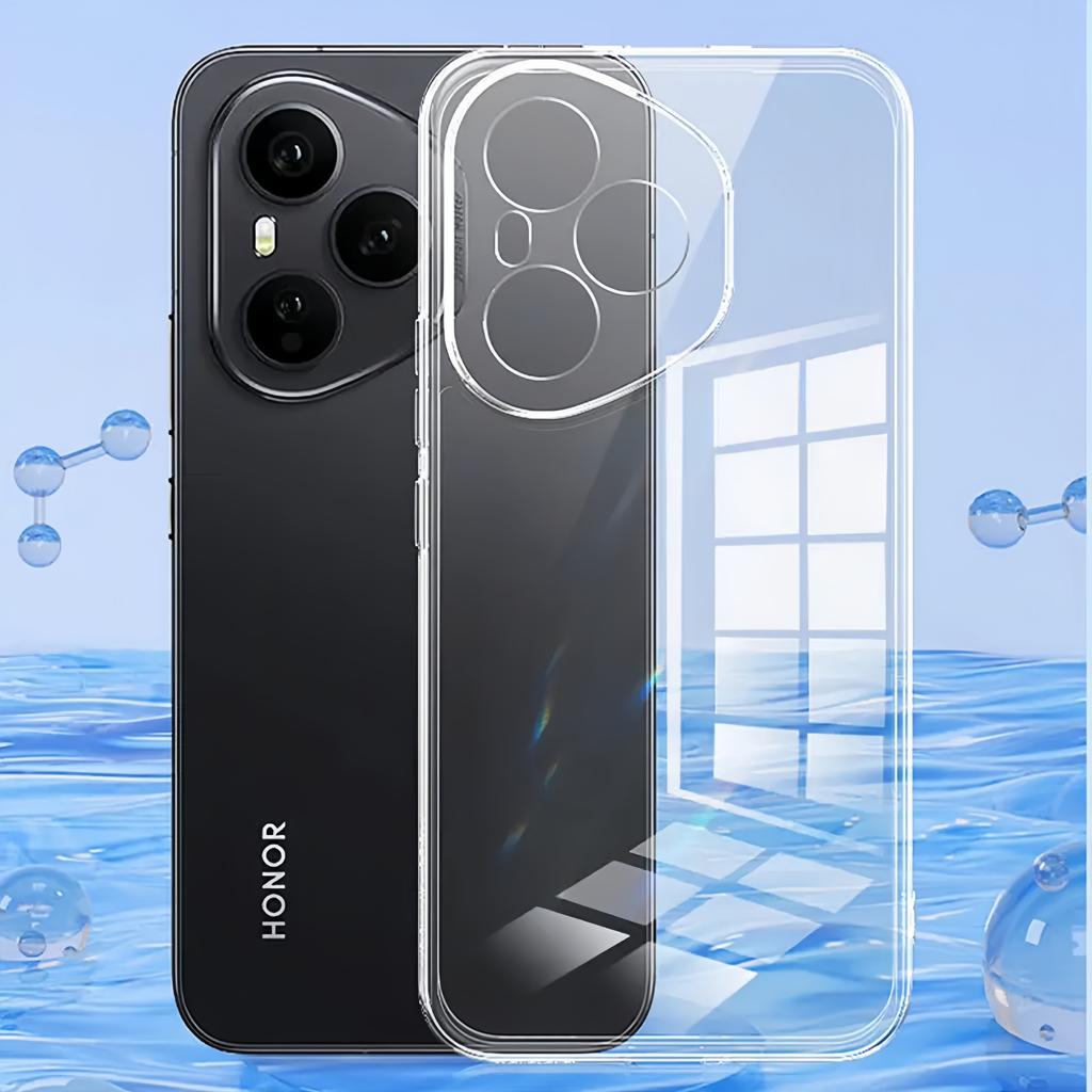 Transparent TPU Shockproof Protection Phone Case For Honor 400 Pro/400/400 Lite/200 Lite/90 Lite/90/200 Smart/400 Smart-Clear
