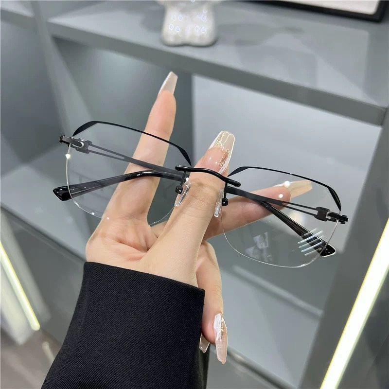 

Ultra-light reading glasses middle-aged and elderly high-end temperament fashion anti-blue reading glasses reading glasses flat mirror without prescription