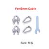 Gym Cable Steel Wire Rope Accessories Cable Machine Fitness Equipment Exercise Metal Limit Ball Terminals Gasket