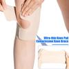 Thin Knee Pad Summer Knee Gear High Elasticity Unisex Knee Brace with Ultrathin Breathable Fabric for Sports