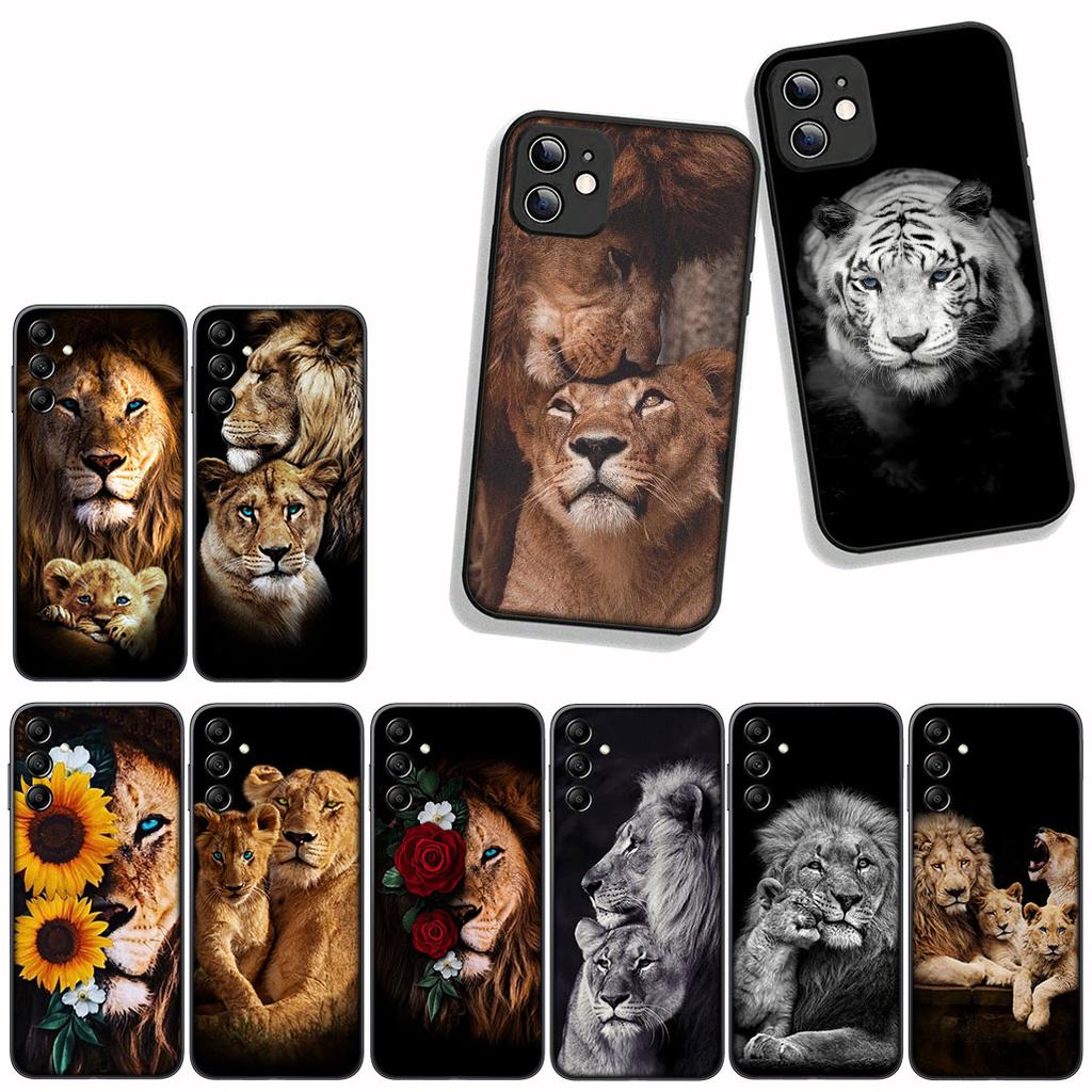 for OPPO A18 A16 A17 A38 A54 A40 A60 A80 A78 A79 A57 A55 A96 A15 A12 a53 Phone Cover Case Art Lion