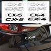 1pc Car 3D ABS CX-4 CX-5 Emblem Trunk Letters Logo Badge Sticker Accessories For mazda 3 5 Atenza Axela 323 Demio Atenza MS CX-9 h2