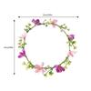 Tiara de Flores Rústica Elegante para Mulheres Acessórios de Cabelo Postiços para Festas ao Ar Livre e Ocasião Romântica