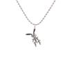 Hip Hop Vintage Rabbit Necklace Women'S Jewelry Niche Animal Pendant Round Bead Chain Accessories