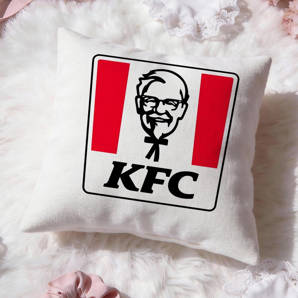 

classic logo KFC Cushion Cover Premium Comfort Reversible Pillow Cove -Two in One Design for Any Room & Car Interior 30cmx30cm