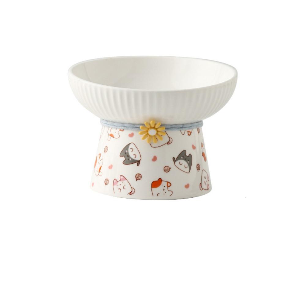 Kreativer Haustier-Hochfußnapf Niedliches Futterbecken für Hunde Haustierbedarf Katzennapf Kätzchen Welpe