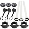 Exhaust Cap Easier Fueling for Your Equipment Pack of 3 Replacement Spouts and Parts for Rubbermaid Kolpin and Gott