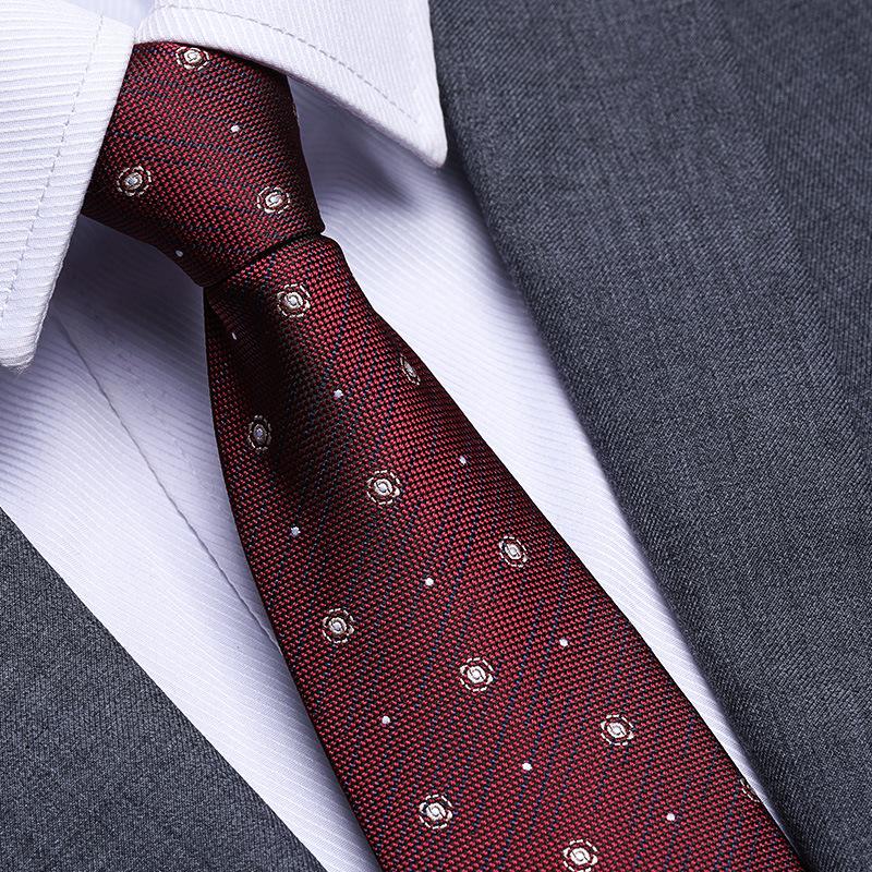 Married Men'S Red Zipper No-Tie Formal Tie Business Black Professional Groom Korean Version One-Pull Tie