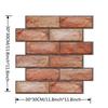 Waterproof 3D Imitation Brick Wall Stickers Lightweight PVC DIY Removeable Wallpaper  Accent Walls
