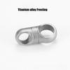 Ultra-light Titanium Alloy Keychain 360° Rotatable Brass Keychain Key Buckle Accessories Car Key Ring Stainless Steel/Titanium