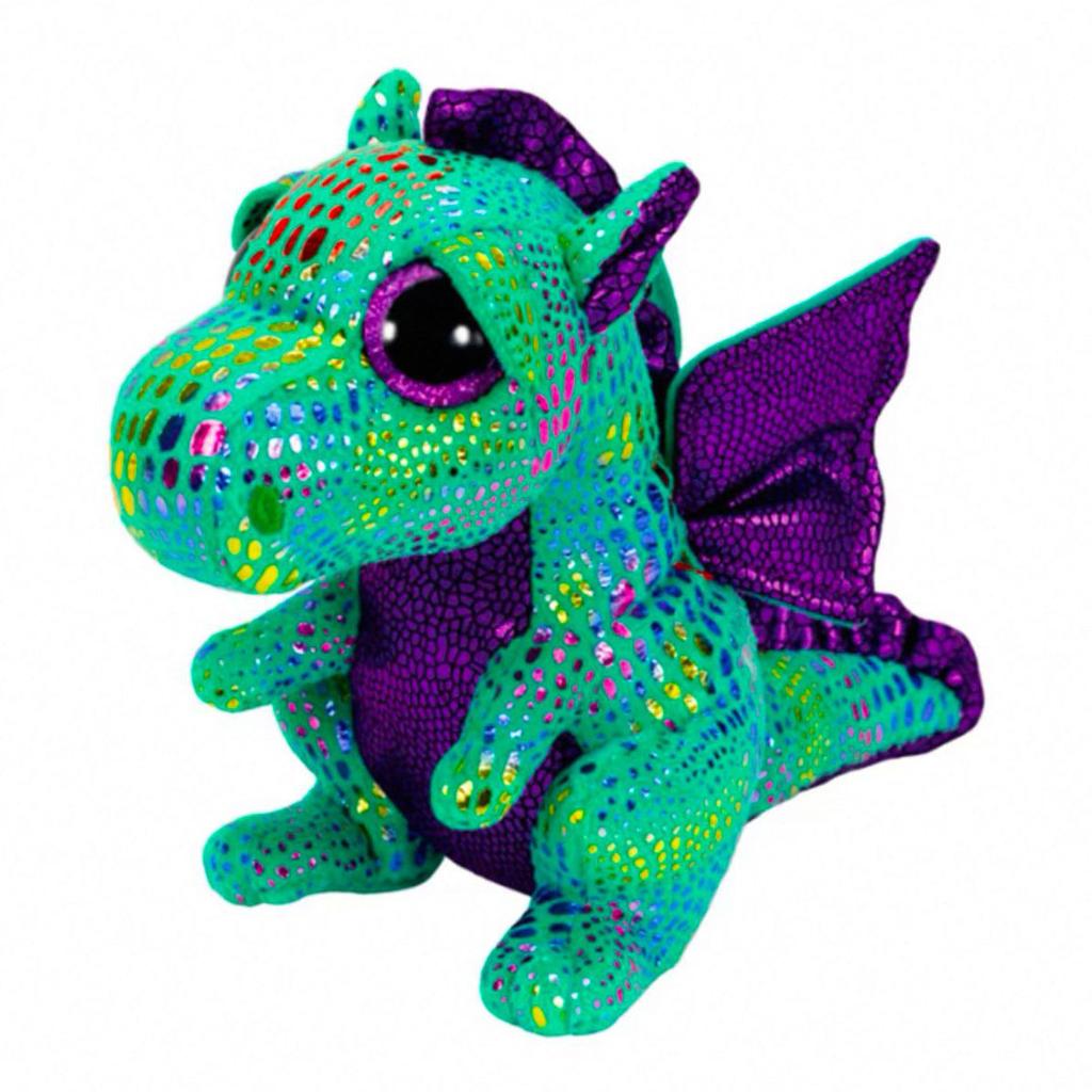 15cm Ty Beanie Animal Plush Doll Color Dinosaur Sequins Dinosaur Series Smooth Soft Plush Toy Birthday Christmas Gift