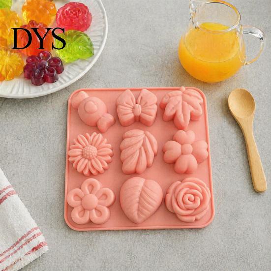 Silicone Molds for Homemade Chocolate DIY Pumpkin Leaf Maple Flower Mold, Candy Jelly Pudding Cake Durable Desserts Soap Candle Tray, Non Stick