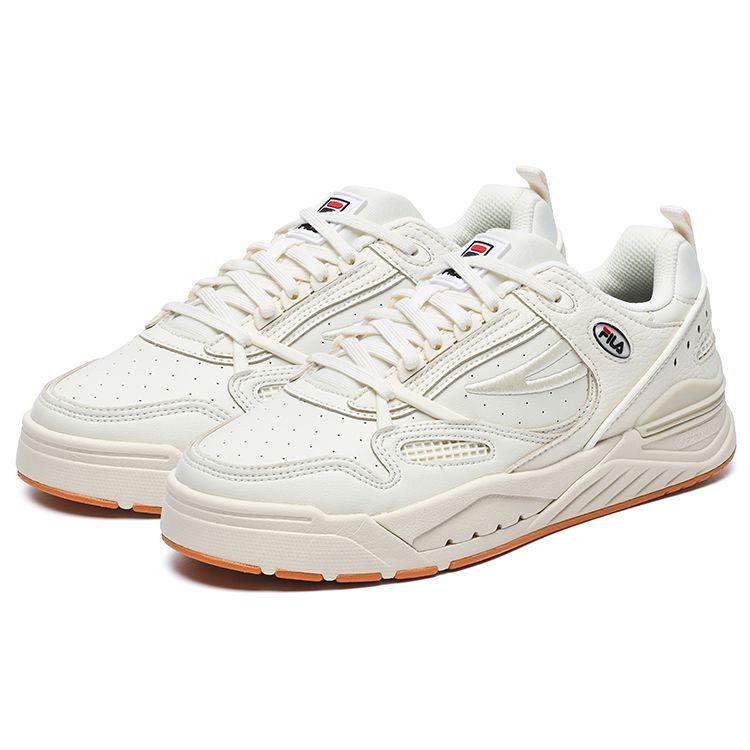 FILA Slam 22 Fabric Synthetic Leather Comfortable Durable Lightweight Low-Top Sneakers Women sneakers Off-White F12W231217FAW