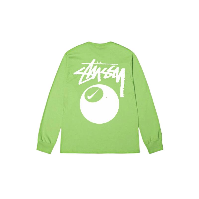 STU SS25 dice printing long-sleeved t-shirt for men and women of the same style, spot classic