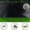 Waterproof Roof Mosquito Net Swing Rocking Chair Smooth Zipper Mesh Tent Netting  Fishing