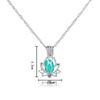 Creative Hollowed Lotus Glow In The Dark Pendant Necklace Luminous Jewelry Chain