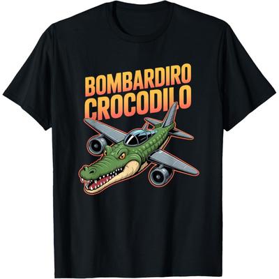 Bombardiro Crocodilo Meme Hybrid Tee T-Shirt