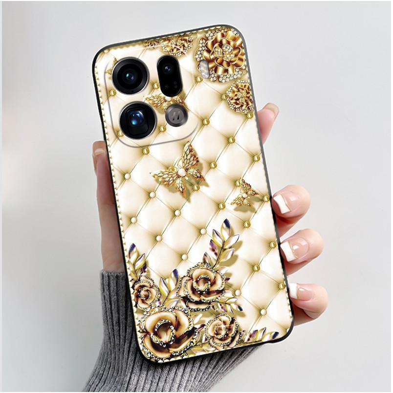 

Phone Case For LG Q61/K61 Soft Silicone Black Case Ins Style Popular Pattern Moonlight, Dragon King, Koi LMQ630N LMQ630 Casing LG Q61