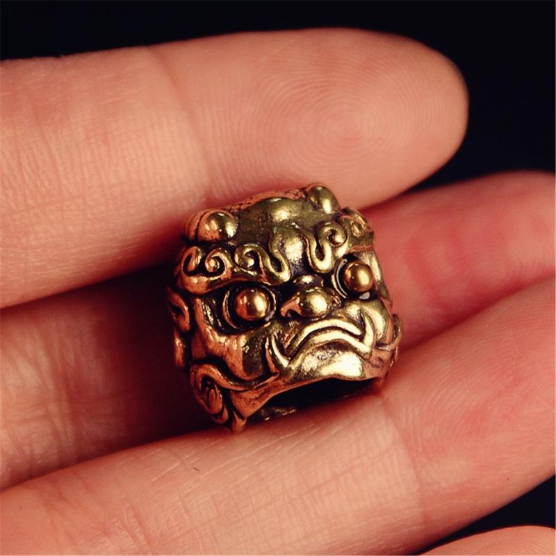 Snake Head Swords Pendant Jewelry Snake Tube Beads Pendant Backpack Decoration for Rope Braiding Umbrella Lover