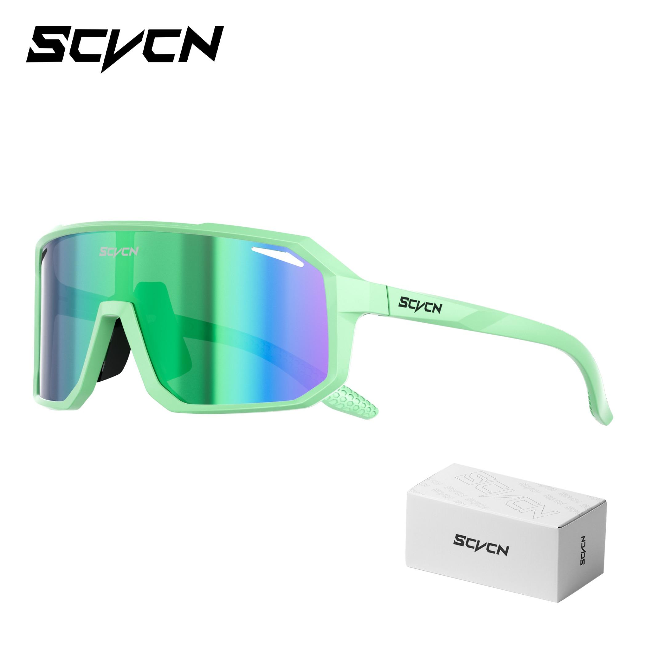 

SCVCN Trendy Eyewear Cycling Sunglasses Fashion Sunglasses MTB Bicycle Camping UV400 Hiking Protection Glasses for Men Women