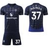 2024-25 Manchester United blauw uittenue #10 Rashford Voetbalshirts