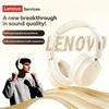 Retro Lenovo LS105 Kulak Üstü Kablosuz Kulaklık Katlanabilir Spor Deri 360° Tam Sarım Kulaklık Bluetooth 6.0 HD Çağrı Kulaklıkları ENC Gürültü Azaltma
