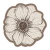 Flower Placemat Dining Table Heat Insulation Mat Absorbent Diatomaceous Earth Decorative Flower Mat