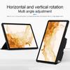 For Samsung Galaxy Tab S8 Case PU Leather Coated PC Tablet Cover with Back Kickstand