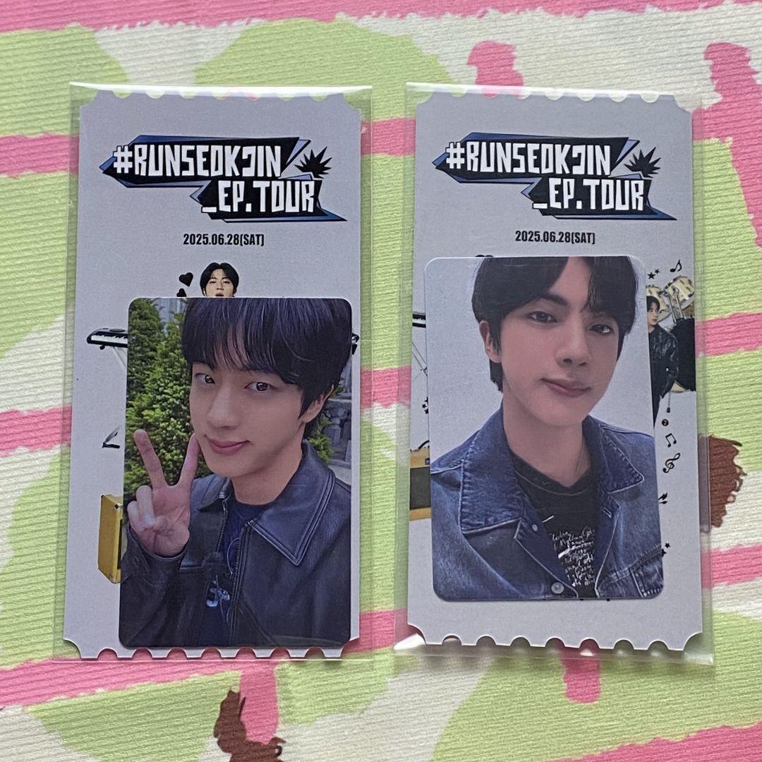 

[USED] JIN BTS 6/28 RUNSEOKJIN_EP.TOUR Trading Cards (2 Types)