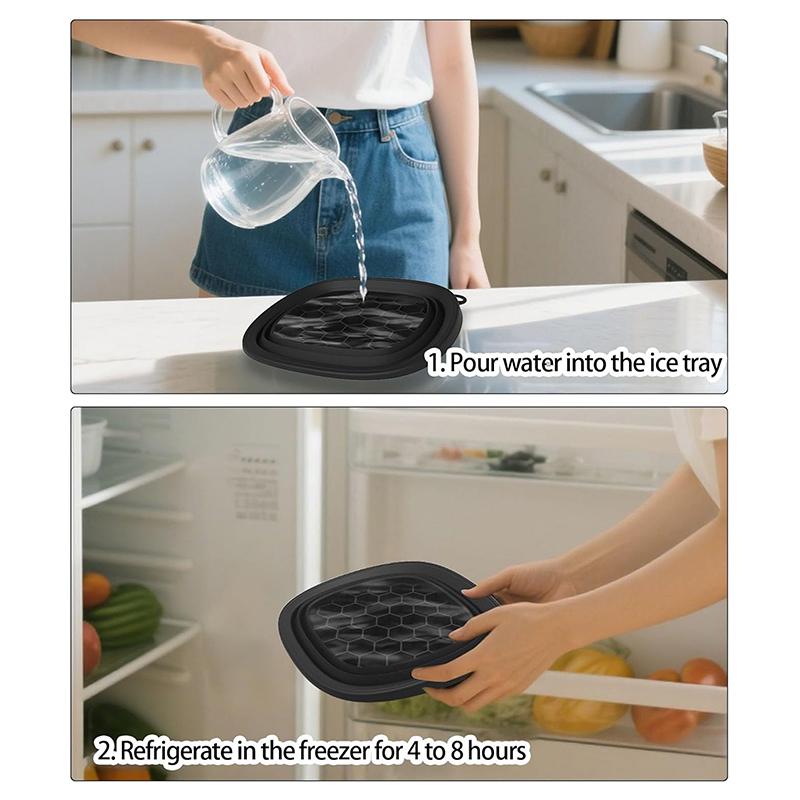 Face Ice Bath Bowl For Facials Plunge Dipping Face Folding Ice Facials Washbasin Facials Skin Cares Tool For Home Travel