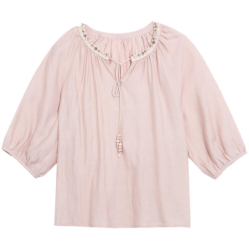 

Betu Women s Lantern Sleeve Commuter Shirt L