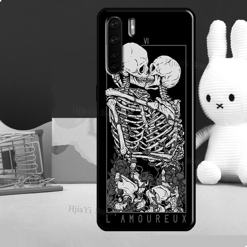 Horror Skull Gothic Phone Case For OPPO A5 A9 A31 A53 S 2020 A94 A74 A54 A72 A52 A83 A91 A93 A15 Reno 5 Lite