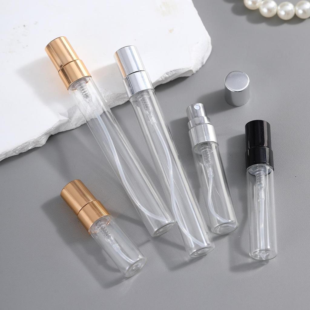 Mini Portable Perfume Atomizer: 2ml, 3ml, 5ml, 10ml Glass Spray Bottle