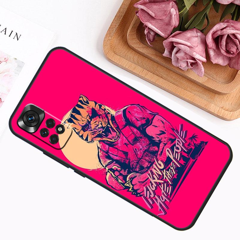 Game Hotline Miami Case For Xiaomi Redmi Note 11 10 9 8 12 Pro Plus 12S 11S 10S 9S Cover For Redmi 12C 10C 9C
