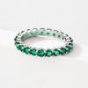 Minimalist Baby's Breath Zircon Ring: High-End Luxury Cold Style Fashion Jewelry for Women