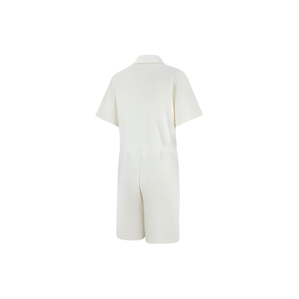 Puma Ss23 Tribute To Chinese Culture Solid Color Square Neck Short Sleeve Romper Women romper White 621935-65