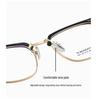2024 Summer Ultra-Light Titanium Business Glasses - Unisex Anti-Blue Light Myopia Eyewear, Style 15016