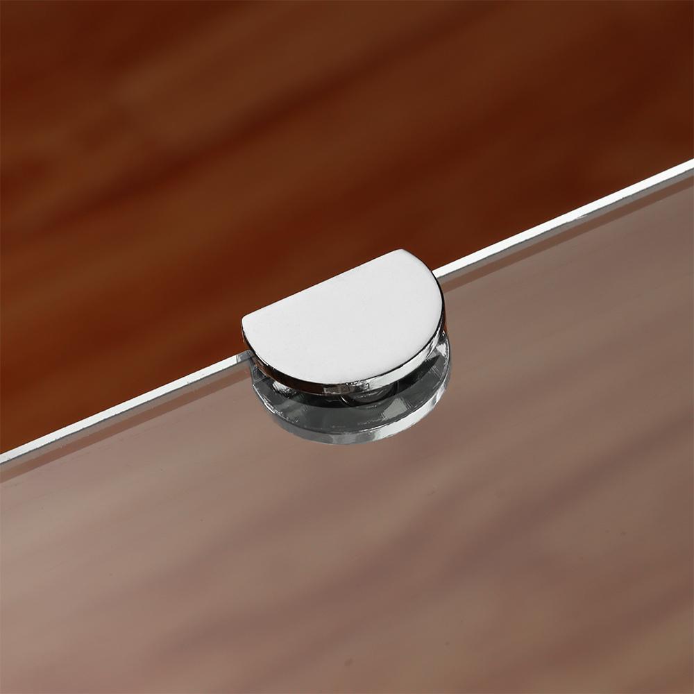 2pcs Thicken Alloy Board Support Plank Clip Glass Shelf Support Glass Clamp Glass Shelf